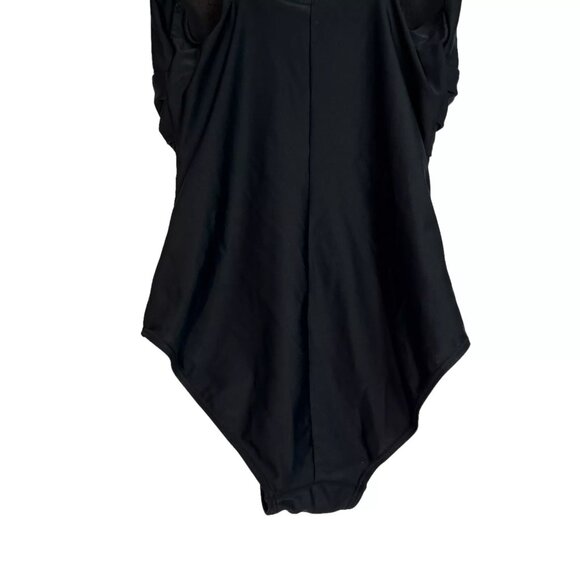 Disney Parks Black Mickey Mouse Adjustable Strap One Piece Swimsuit Size S - Picture 7 of 16